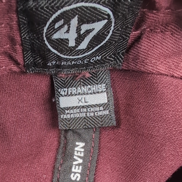 47 Brand Burgundy Fitted Cap - Picture 9 of 10